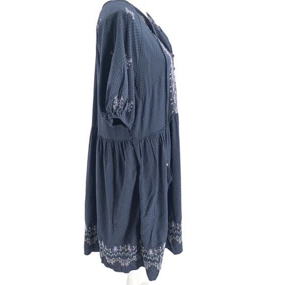 Knox Rose NEW Womens Size XXL Bohemian Embroidered Knee Length Dress Boho - Picture 4 of 10